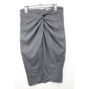 Zara Mini Wrap Skirt-Size Large-Front Knot-Back Zip